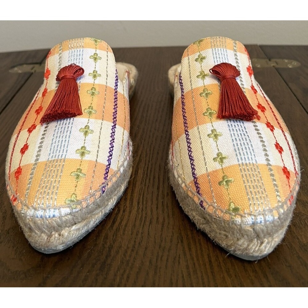 Java Artisanal Espadrilles Mulles Solana Women's Size‎ 9 - Picture 3 of 6